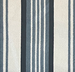Black, white and blue striped vintage fabric upcycled from leftovers by Italian craftsmen